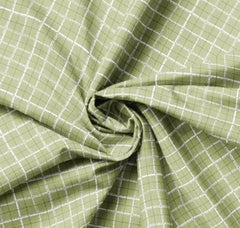 Daisy&Lilly-Windowpane Plaid, Light Sage (Sold By 1/2 Meter)