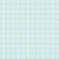 Daisy&Lilly: Windowpane Plaid, Light Blue (Sold By 1/2 Meter)