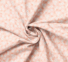 Daisy&Lilly-Scattered Flowers, Light Coral (Sold By 1/2 Meter)