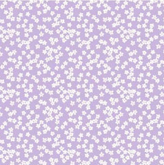 Daisy&Lilly- Floral Clusters,Light Purple (Sold By 1/2 Meter)