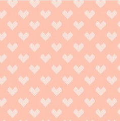 Daisy&Lilly-Cross-Stitched Hearts,Light Coral (Sold By 1/2 Meter)