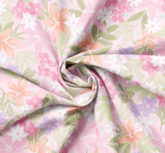 Daisy&Lilly-Lillies,Pink (Sold By 1/2 Meter)