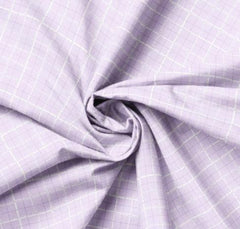 Daisy&Lilly-Windowpane Plaid, Light Purple (Sold By 1/2 Meter)