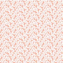 Daisy&Lilly-Daisies,Coral (Sold By 1/2 Meter)