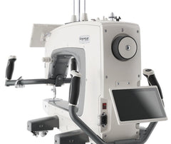 Mammography machine with a screen labeled 'FOR Q'NIQUE 16X ELITE' on a white background