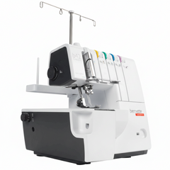 Bernette sewing machine with threading system on a white background