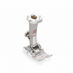 Reverse Feed Foot with Transparent Sole #34, BERNINA