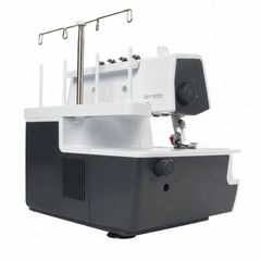 Sewing machine with 'bernette' branding on a white background
