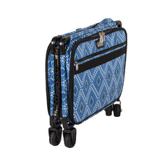 Tutto Sewing Machine Case On Wheels Large 21in Blue Diamond
