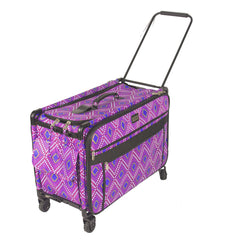 Tutto Sewing Machine Case On Wheels 2X Large 28in Pink Diamond