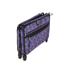 Tutto Sewing Machine Case On Wheels 2X Large 28in Purple Diamond