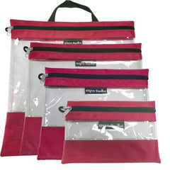 Tutto Clear Organizing Bag Red