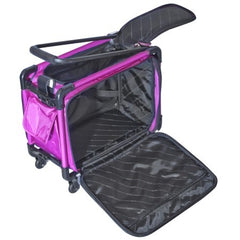 TuttoSewing Machine Case On Wheels Small 17in Pink