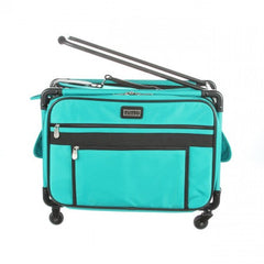 Tutto Sewing Machine Case On Wheels Medium 20in Turquoise