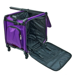 Tutto Serger Machine Case On Wheels 17in Purple
