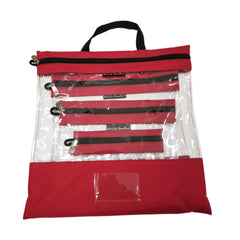 Tutto Clear Organizing Bag Red