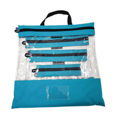 Tutto Clear Organizing Bag Turquoise