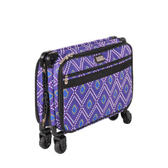 Tutto Sewing Machine Case On Wheels Large 21in Purple Diamond