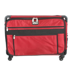 Tutto Sewing Machine Case On Wheels Extra Large 24in Cherry Red