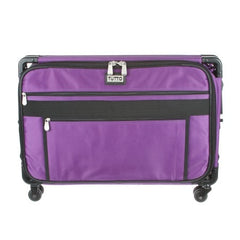 Tutto Sewing Machine Case On Wheels Extra Large 24in Purple