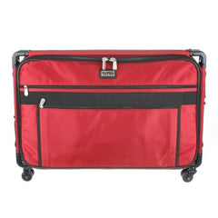 Tutto Sewing Machine Case On Wheels 2X Large 28in Cherry Red