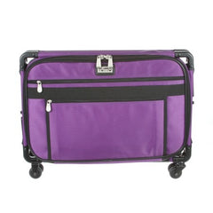 Tutto Sewing Machine Case On Wheels Large 22in Purple