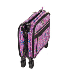 Tutto Sewing Machine Case On Wheels Large 21in Pink Diamond