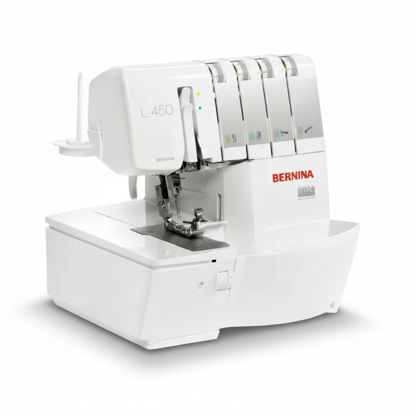 Bernina L 450 overlock sewing machine on a white background