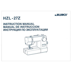 Juki HZL-27Z Instruction Manual