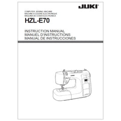 Juki HZL-E70 Instruction Manual