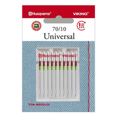 HUSQVARNA® VIKING® Universal Needle Size 70/10, 10-Pack