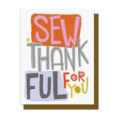 Sew Thankful Greeting Card