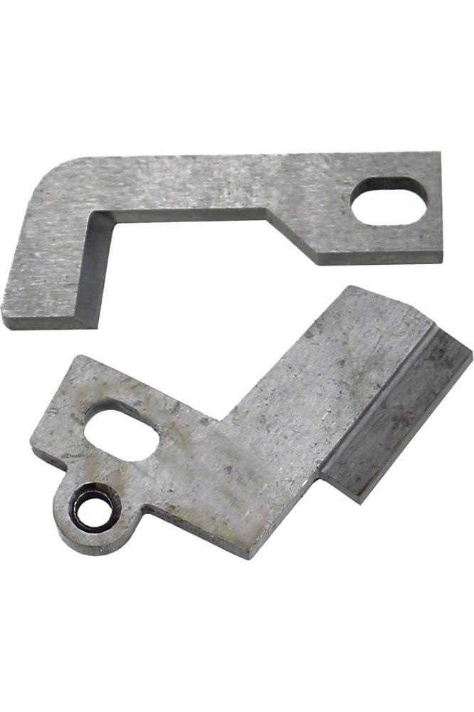 Upper and Lower Knife Set, White (Carbide) - All About Sewing 