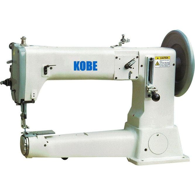 Kobe TSC-441 Semi-long Cylinder-bed, 1-needle, Lockstitch Machine w/Large Shuttle-hook for Extra Heavy-weight Materials