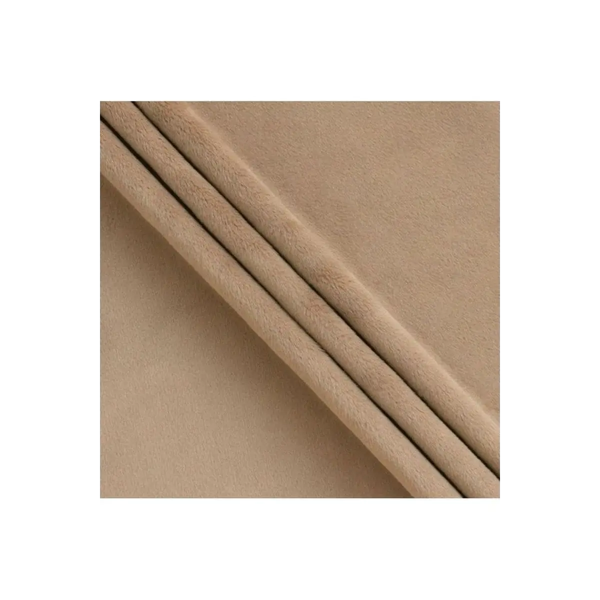 Kozy Cuddle Solids Taupe 90 inch