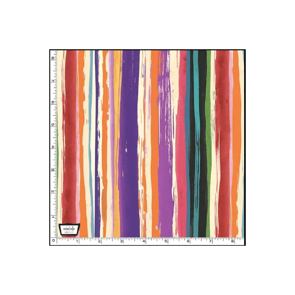 Fabric, Floral Fancy - Colorful waterfall