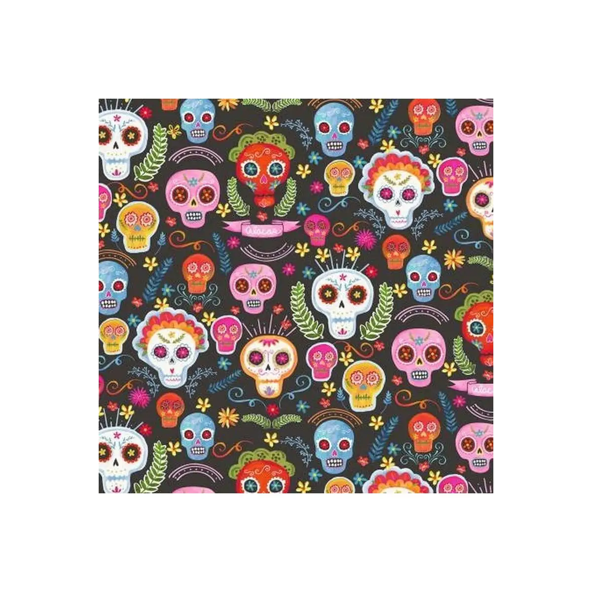 Charcoal Sugar Skulls