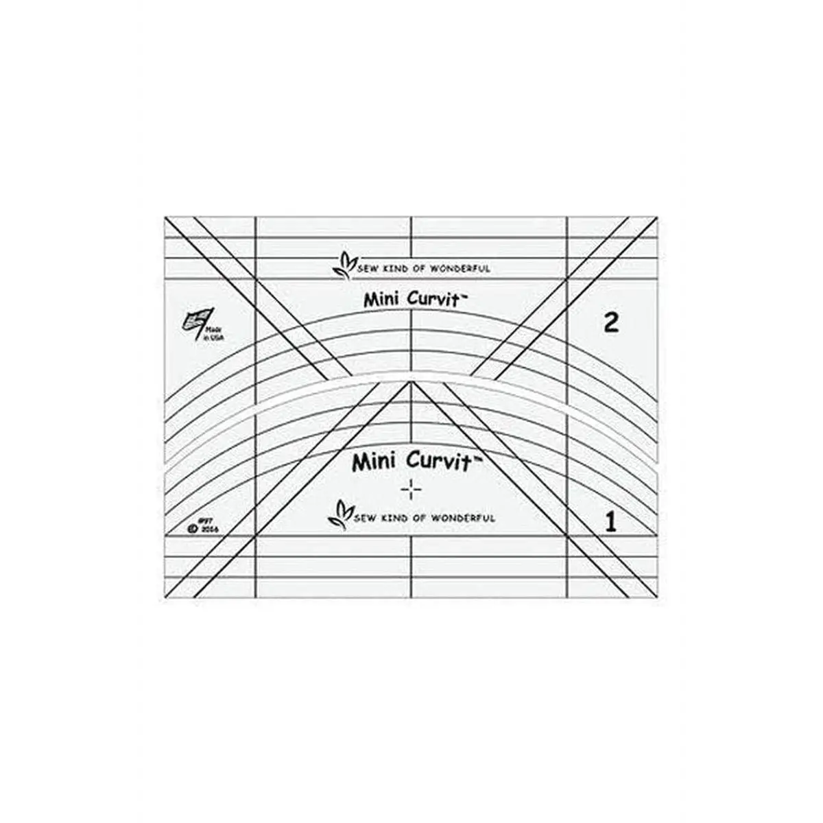 Mini Curvit Long-Arm Ruler set