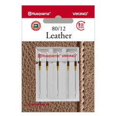HUSQVARNA® VIKING® Leather Needle Size 80/12, 5-Pack