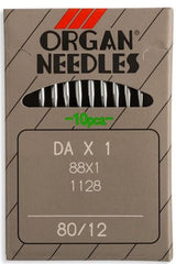 Organ Regular Point Industrial Machine Needles - System: 88x1, DAx1, 1128 - 10/Pack