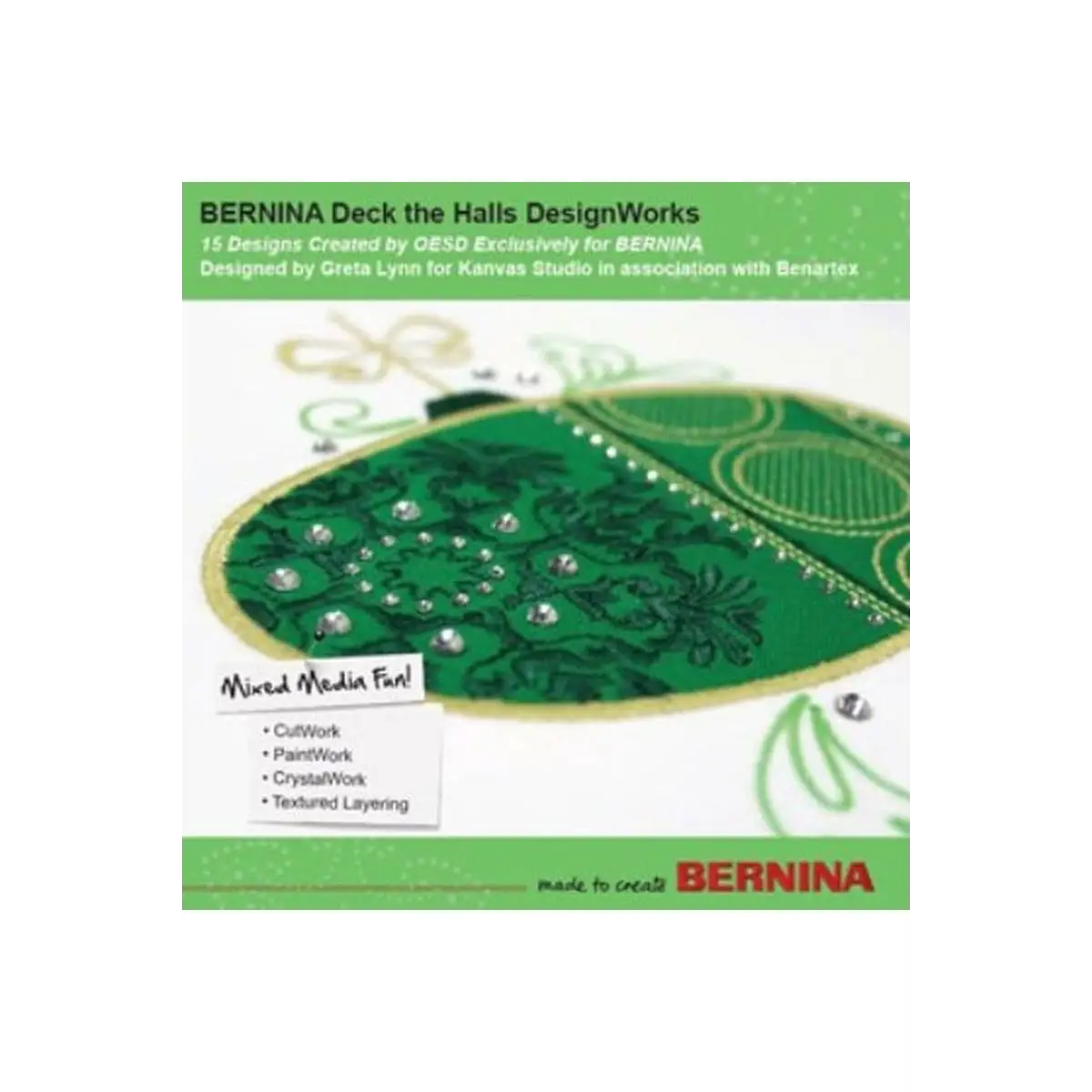 New Bernina Deck the Halls DesignWorks CD #21018DW