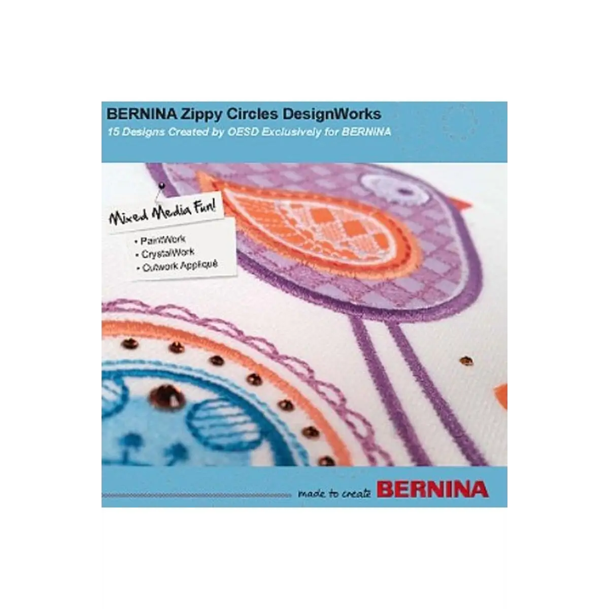 New Bernina Zippy Circles DesignWorks CD #21022DW