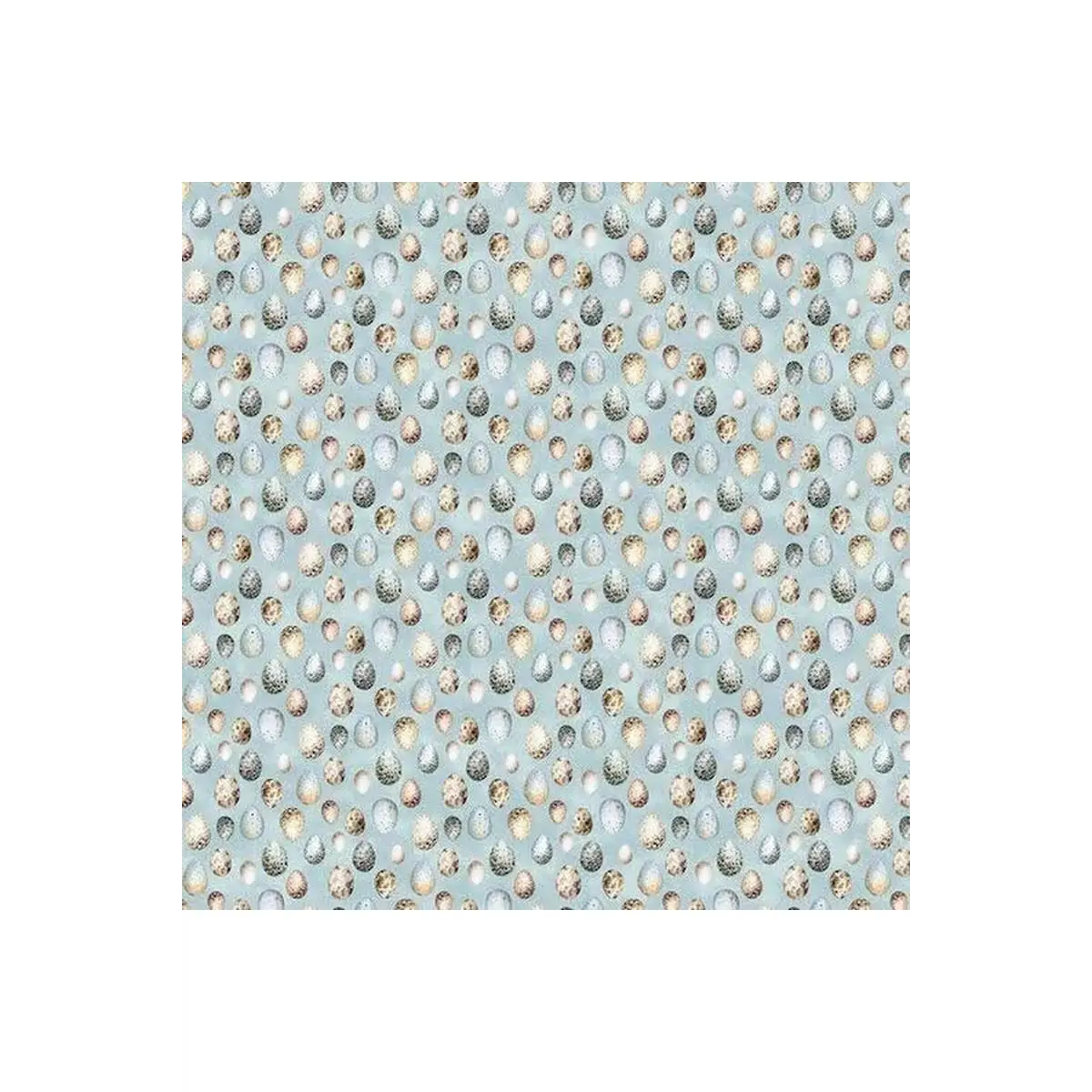 Fabric, Feathered Nest Eggs 24398 - Northcott