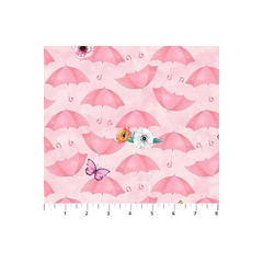 Pink Spring Umbrellas