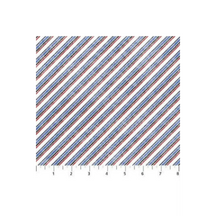 Power Play White Multi Diagonal Stripe