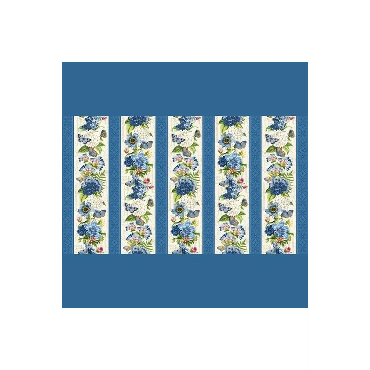 Fabric, Northcott, Something Blue Border Stripe - DP25077-11