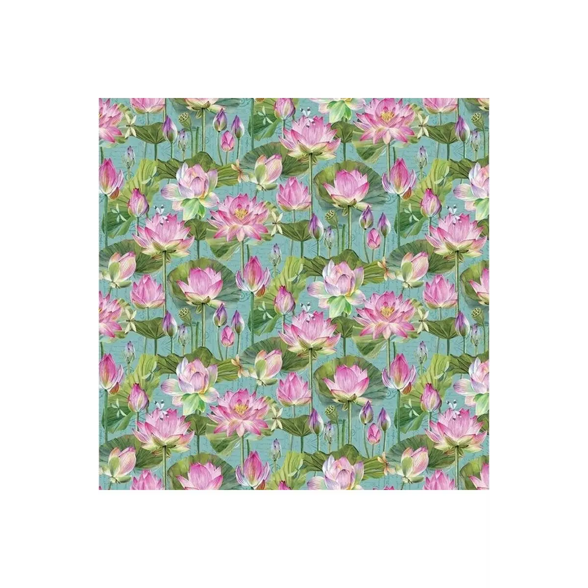 Fabric, Northcott - Water Lilies Feature Floral - DP25057