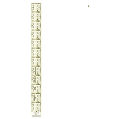 Omnigrid Ruler 1 in x 12 in