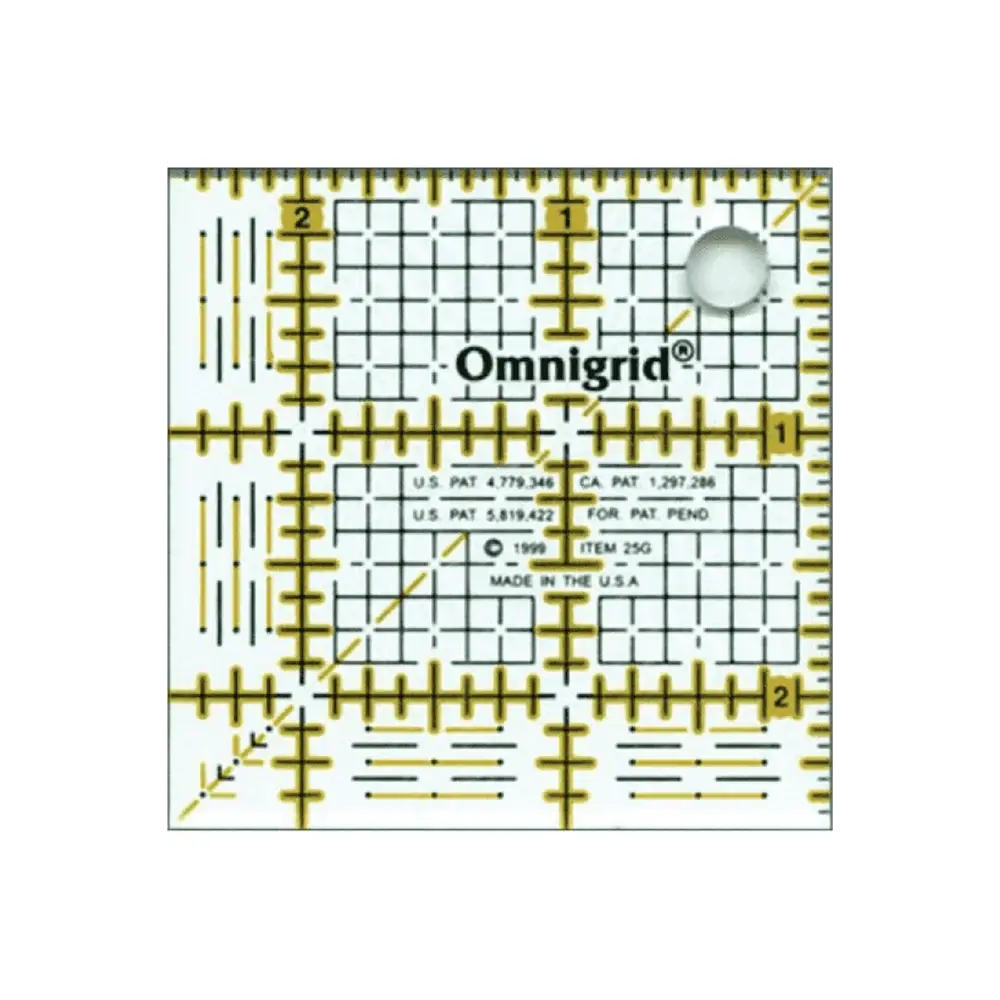 Omnigrid Square Ruler 2.5 in