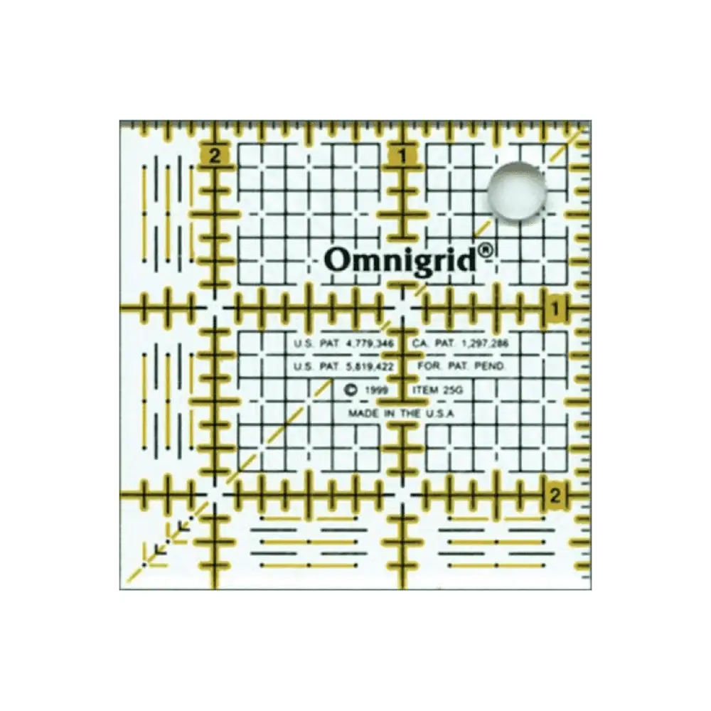 Omnigrid Square Ruler 2.5 in